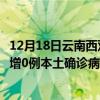 12月18日云南西雙版納最新疫情消息今天實時數(shù)據(jù)通報:新增0例本土確診病例和0例無癥狀感染者 12月18日云南西雙版納最新疫情消息今天實時數(shù)據(jù)通報:新增0例本土確診病例和0例無癥狀感染者