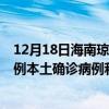 12月18日海南瓊海最新疫情消息今天實(shí)時(shí)數(shù)據(jù)通報(bào):新增0例本土確診病例和0例無(wú)癥狀感染者 12月18日海南瓊海最新疫情消息今天實(shí)時(shí)數(shù)據(jù)通報(bào):新增0例本土確診病例和0例無(wú)癥狀感染者