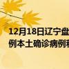12月18日遼寧盤錦最新疫情消息今天實時數(shù)據(jù)通報：新增0例本土確診病例和0例無癥狀感染者
