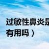 過敏性鼻炎是什么原因引起的（霾星人對鼻炎有用嗎）
