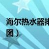 海爾熱水器排水怎么排(海爾熱水器排空步驟圖) 海爾熱水器排水怎么排(海爾熱水器排空步驟圖)