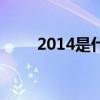 2014是什么年庚（2014是什么年）