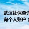 武漢社保查詢個人賬戶查詢官網(wǎng)（武漢社保查詢個人賬戶）