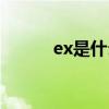 ex是什么網(wǎng)絡用語（ex是什么）