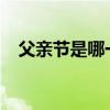 父親節(jié)是哪一年（2014父親節(jié)是哪一天）