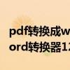 pdf轉(zhuǎn)換成word在線一鍵轉(zhuǎn)換（pdf轉(zhuǎn)換成word轉(zhuǎn)換器12 0）