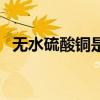 無水硫酸銅是鹽嗎(無水硫酸銅是什么梗) 無水硫酸銅是鹽嗎(無水硫酸銅是什么梗)