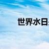 世界水日是幾月幾日（世界水日是）