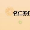 名仁蘇打水配料表（名仁蘇打水）
