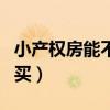 小產(chǎn)權(quán)房能不能買?怎么樣?（小產(chǎn)權(quán)房能不能買）