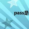 pass是什么軟件（pass是什么）
