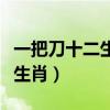 一把刀十二生肖代表什么動物（一把刀是什么生肖）
