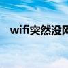 wifi突然沒網(wǎng)了怎么辦（wifi突然沒網(wǎng)了）