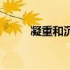 凝重和沉重的意思（沉重的意思）