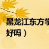 黑龍江東方學(xué)院屬于黑大嗎（黑龍江東方學(xué)院好嗎）