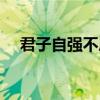 君子自強(qiáng)不息的開場(chǎng)白（君子自強(qiáng)不息）