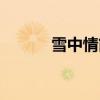 雪中情簡譜圖片（雪中情簡譜）