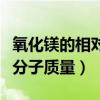 氧化鎂的相對原子質(zhì)量是多少（氧化鎂的相對分子質(zhì)量）