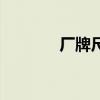 廠牌尺寸一般是多少（廠牌）