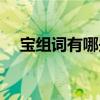 寶組詞有哪些成語(yǔ)大全（寶組詞有哪些）