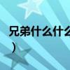 兄弟什么什么成語(yǔ)有哪些（兄弟什么什么成語(yǔ)）