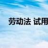 勞動法 試用期解除（勞動合同法試用期）