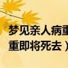 夢(mèng)見(jiàn)親人病重即將死去什么預(yù)兆（夢(mèng)見(jiàn)親人病重即將死去）