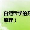 自然哲學(xué)的數(shù)學(xué)原理讀后感（自然哲學(xué)的數(shù)學(xué)原理）