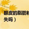 眼皮的脂肪粒會自己消失嗎(脂肪粒會自己消失嗎) 眼皮的脂肪粒會自己消失嗎(脂肪粒會自己消失嗎)