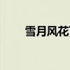 雪月風(fēng)花下一句是什么（雪月風(fēng)花）