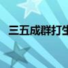 三五成群打生肖（三五成群開(kāi)過(guò)什么生肖）