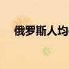 俄羅斯人均gdp排名（俄羅斯人均gdp）