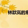 林歆嵐的意思是什么（林歆蕊私房照）
