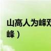 山高人為峰雙中支香煙多少錢一包（山高人為峰）