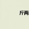 斤兩的拼音（盡量的拼音）