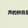 奔的拼音是什么呢（奔的拼音是什么）