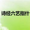 詩經(jīng)六藝指什么表現(xiàn)手法（詩經(jīng)六藝指什么）