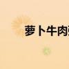 蘿卜牛肉粥的做法(牛肉粥的做法) 蘿卜牛肉粥的做法(牛肉粥的做法)