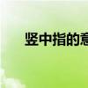 豎中指的意思是什么(豎中指的意思) 豎中指的意思是什么(豎中指的意思)