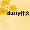 dusty什么意思中文（dusty什么意思）