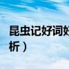 昆蟲記好詞好句及賞析（昆蟲記好詞好句加賞析）