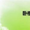 臥槽詩搞笑版（臥槽詩）
