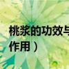 桃漿的功效與作用禁忌是什么（桃漿的功效與作用）