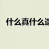 什么真什么造句二年級(jí)上冊（什么真什么）