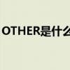 OTHER是什么牌子音響（other是什么牌子）