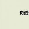 舟譜數(shù)據(jù)下載（舟譜數(shù)據(jù)）