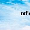 reflects 翻譯（reflects）