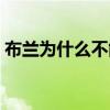 布蘭為什么不能生育（為什么布蘭要吃玖?。? title=