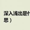 深入淺出是什么意思網(wǎng)絡(luò)（深入淺出是什么意思）