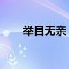 舉目無(wú)親 的意思(舉目無(wú)親的意思) 舉目無(wú)親 的意思(舉目無(wú)親的意思)